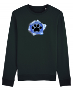 Dog footprint Bluză mânecă lungă Unisex Rise