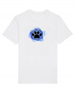 Dog footprint Tricou mânecă scurtă Unisex Rocker