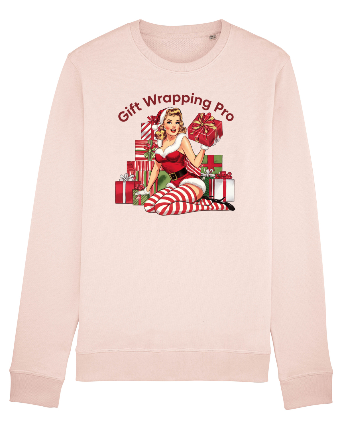 Bluză mânecă lungă Unisex Rise Candy Pink