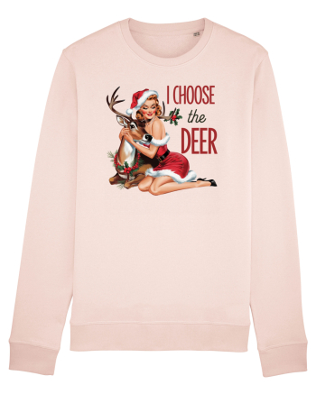 de Crăciun pentru femei cu atitudine - I choose the deer Candy Pink