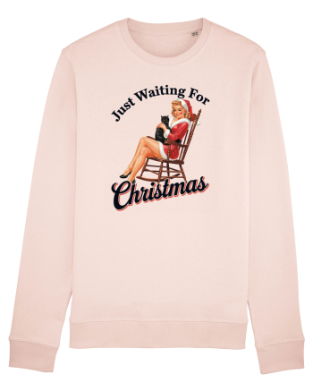 de Crăciun pentru femei cu atitudine - Just waiting for Christmas Candy Pink