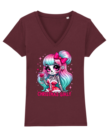nonconformist de Crăciun - Christmas Girly Burgundy