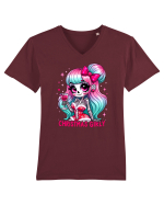 nonconformist de Crăciun - Christmas Girly Tricou mânecă scurtă guler V Bărbat Presenter