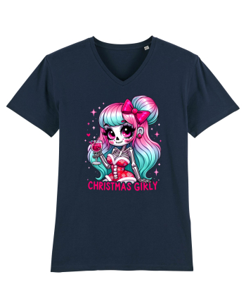 nonconformist de Crăciun - Christmas Girly French Navy