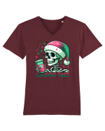 nonconformist de Crăciun - Christmas Vibes Tricou mânecă scurtă guler V Bărbat Presenter