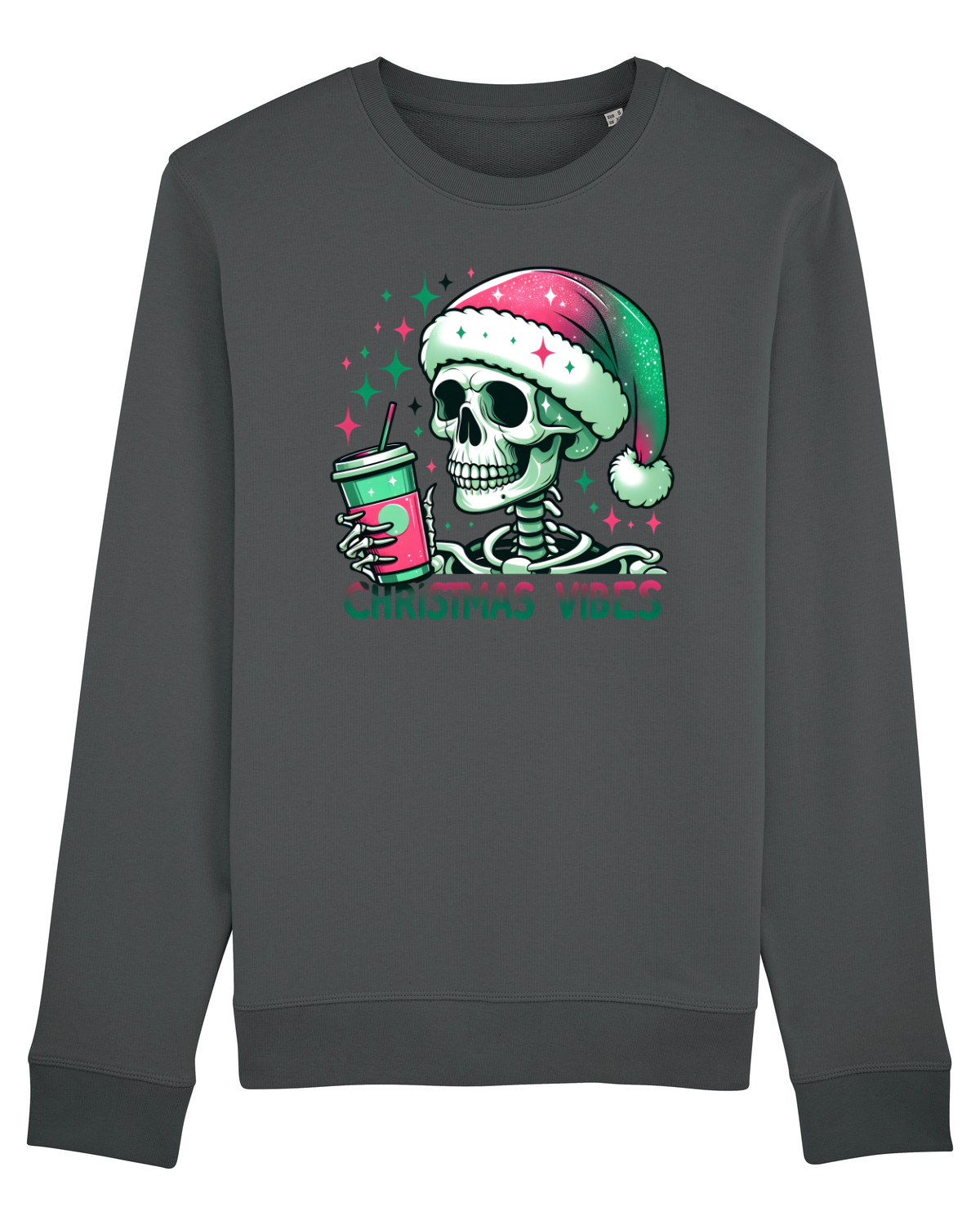 Bluză mânecă lungă Unisex Rise Anthracite