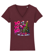 nonconformist de Crăciun - Creepy ho ho ho Tricou mânecă scurtă guler V Damă Evoker