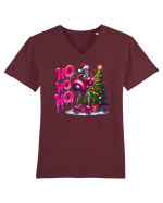 nonconformist de Crăciun - Creepy ho ho ho Tricou mânecă scurtă guler V Bărbat Presenter