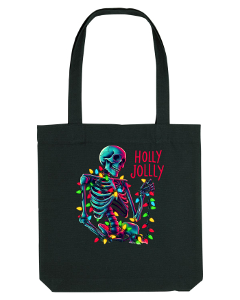 nonconformist de Crăciun - Holly Jolly Skeleton Black