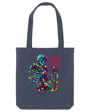nonconformist de Crăciun - Holly Jolly Skeleton Midnight Blue