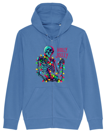 nonconformist de Crăciun - Holly Jolly Skeleton Bright Blue