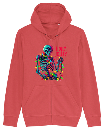 nonconformist de Crăciun - Holly Jolly Skeleton Carmine Red