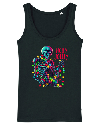nonconformist de Crăciun - Holly Jolly Skeleton Black