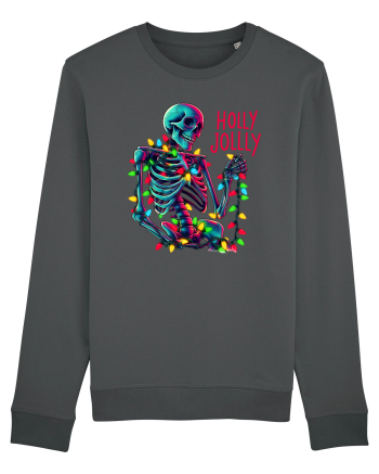 nonconformist de Crăciun - Holly Jolly Skeleton Anthracite