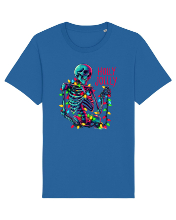 nonconformist de Crăciun - Holly Jolly Skeleton Royal Blue