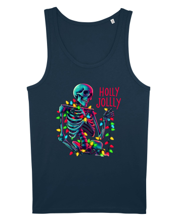 nonconformist de Crăciun - Holly Jolly Skeleton Navy