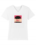 Meow! Tricou mânecă scurtă guler V Bărbat Presenter