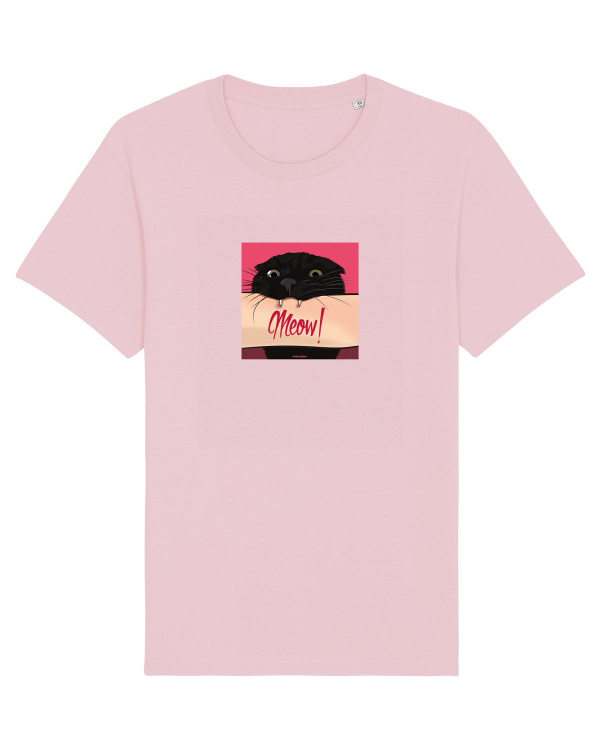 Tricou mânecă scurtă Unisex Rocker Cotton Pink