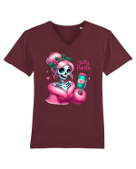 nonconformist de Crăciun - Jolly mama Tricou mânecă scurtă guler V Bărbat Presenter