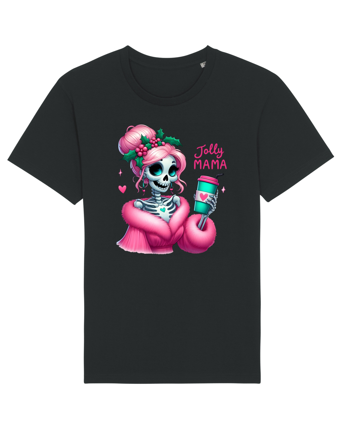 Tricou mânecă scurtă Unisex Rocker Black
