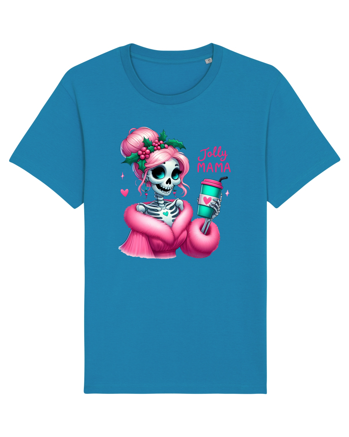 Tricou mânecă scurtă Unisex Rocker Azur