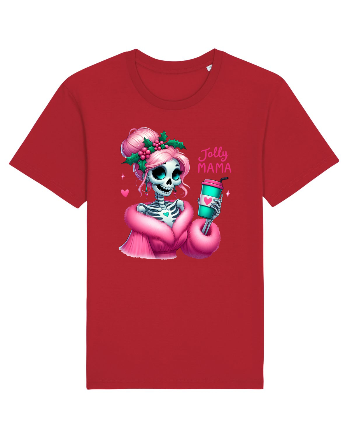 Tricou mânecă scurtă Unisex Rocker Red