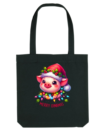 nonconformist de Crăciun - Merry oinkmas Black