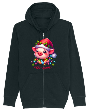 nonconformist de Crăciun - Merry oinkmas Black