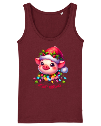 nonconformist de Crăciun - Merry oinkmas Burgundy