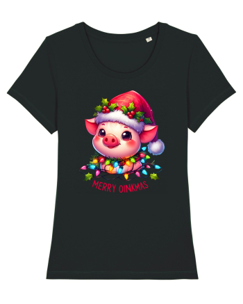 nonconformist de Crăciun - Merry oinkmas Black