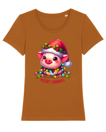 nonconformist de Crăciun - Merry oinkmas Roasted Orange