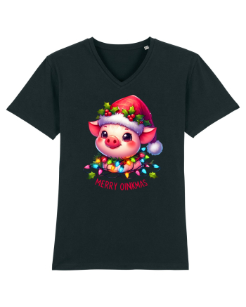 nonconformist de Crăciun - Merry oinkmas Black