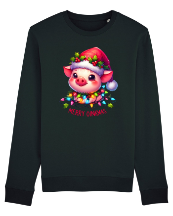 nonconformist de Crăciun - Merry oinkmas Black