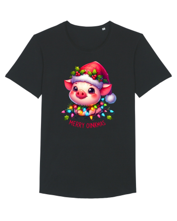 nonconformist de Crăciun - Merry oinkmas Black