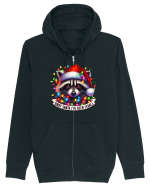 nonconformist de Crăciun - Sorry Santa I have been ferral Hanorac cu fermoar Unisex Connector