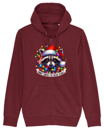 nonconformist de Crăciun - Sorry Santa I have been ferral Burgundy