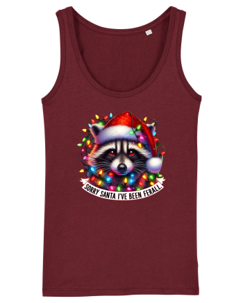 nonconformist de Crăciun - Sorry Santa I have been ferral Burgundy