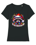 nonconformist de Crăciun - Sorry Santa I have been ferral Tricou mânecă scurtă guler larg fitted Damă Expresser