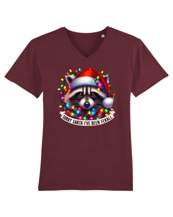 nonconformist de Crăciun - Sorry Santa I have been ferral Burgundy