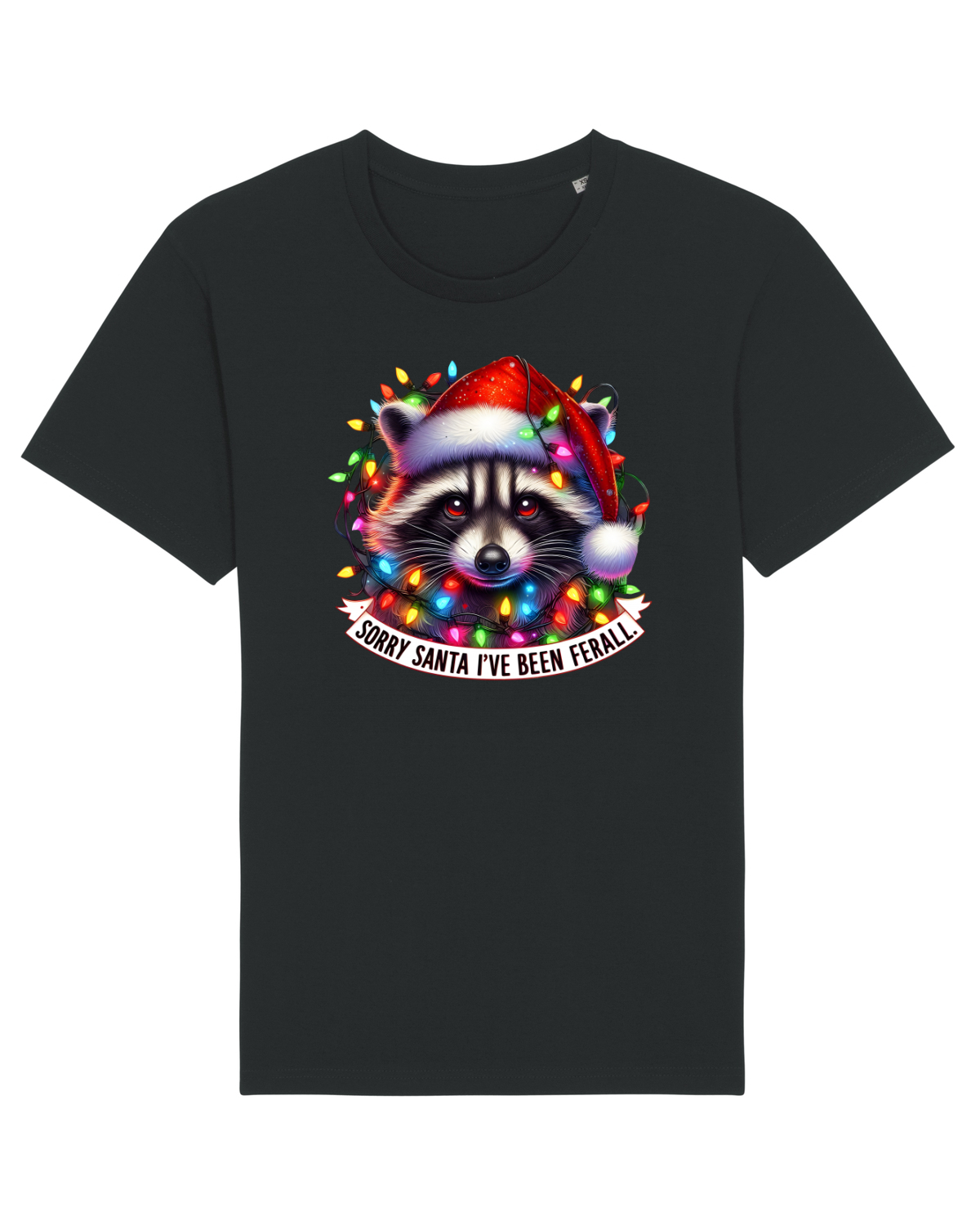 Tricou mânecă scurtă Unisex Rocker Black