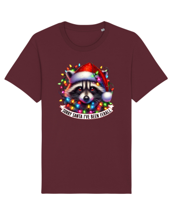 nonconformist de Crăciun - Sorry Santa I have been ferral Burgundy