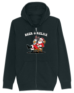 cu bere de Crăciun - Beer and relax Hanorac cu fermoar Unisex Connector