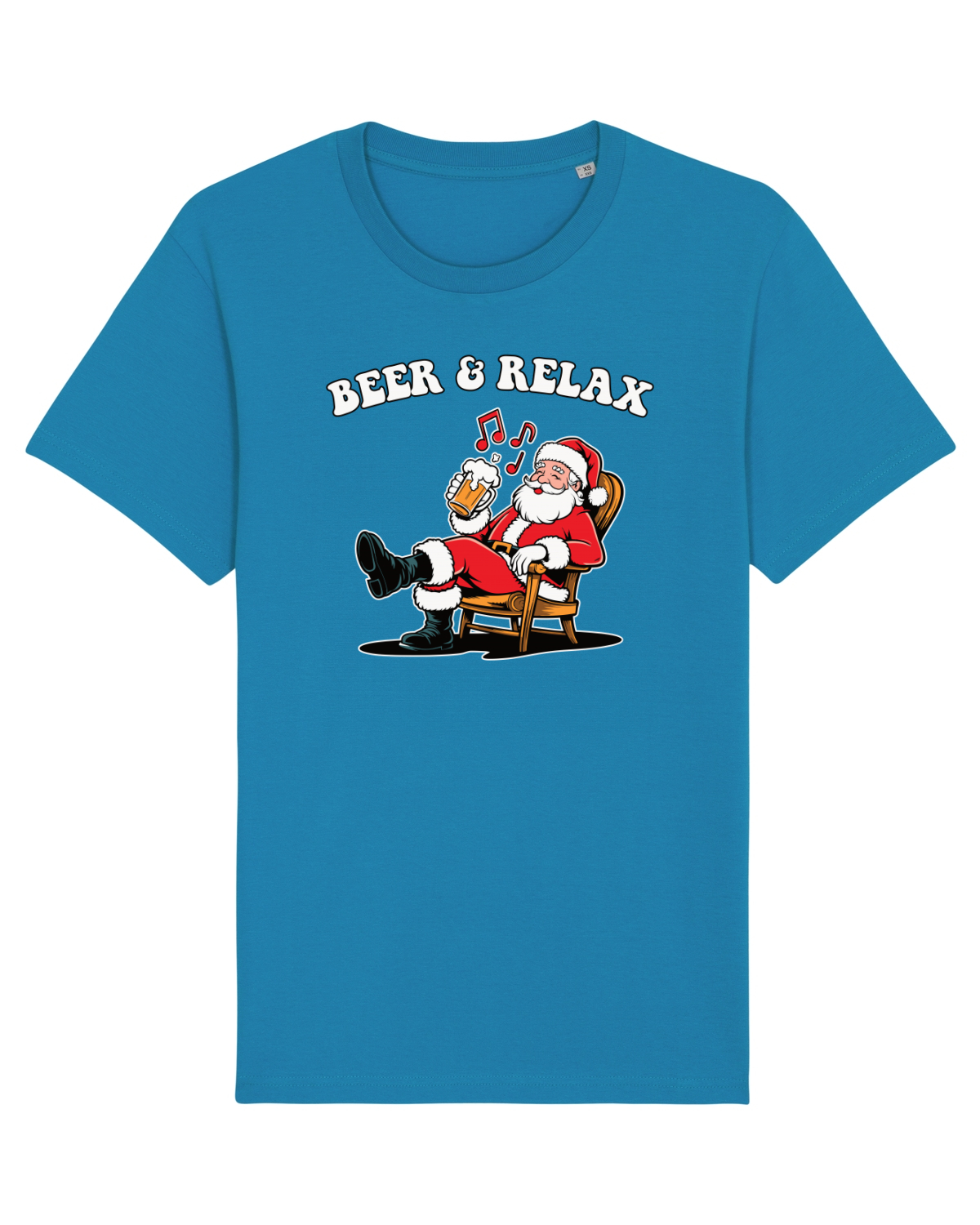 Tricou mânecă scurtă Unisex Rocker Azur