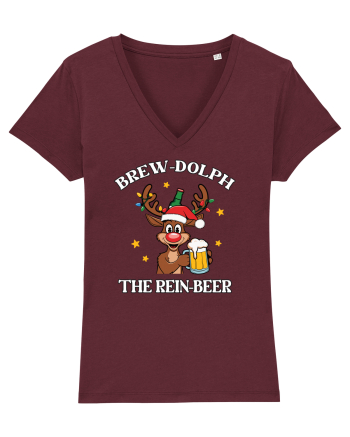 cu bere de Crăciun - Brew-dolph the rein-beer Burgundy