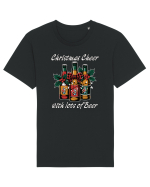 cu bere de Crăciun - Christmas cheer with lots of beer Tricou mânecă scurtă Unisex Rocker
