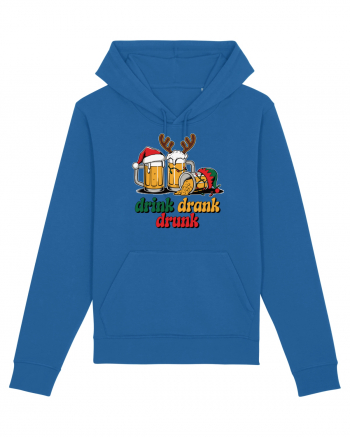 cu bere de Crăciun - Drink drank drunk Royal Blue