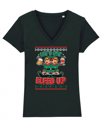 cu bere de Crăciun - Lets get elfed up Black