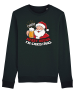 cu bere de Crăciun - Merry Drunk - I Am Christmas Bluză mânecă lungă Unisex Rise
