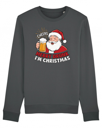 cu bere de Crăciun - Merry Drunk - I Am Christmas Anthracite