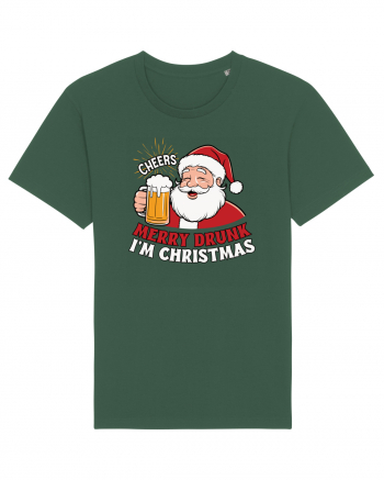 cu bere de Crăciun - Merry Drunk - I Am Christmas Bottle Green